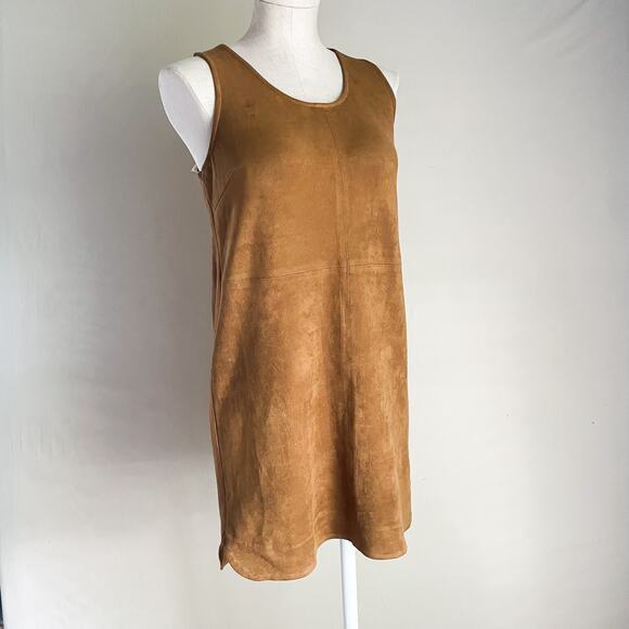 Bear Dance Soft Faux Suede Feel Sleeveless Dress Mini.Size Small.Great condition - Picture 1 of 6